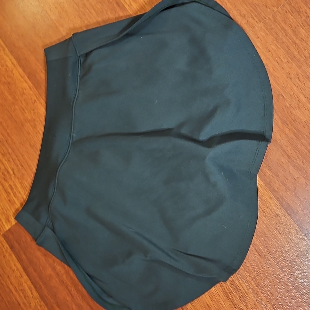 Gilly Hicks Active Ballet Wrap    Skortie Skirt Hunter Green Small - Picture 3 of 7